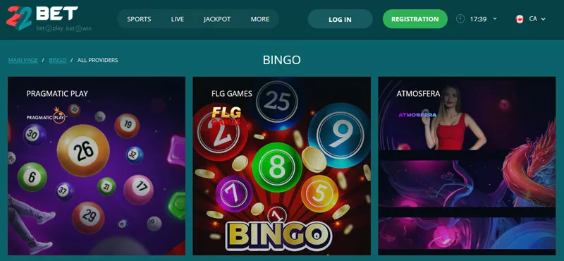 22bet casinò TOC 5