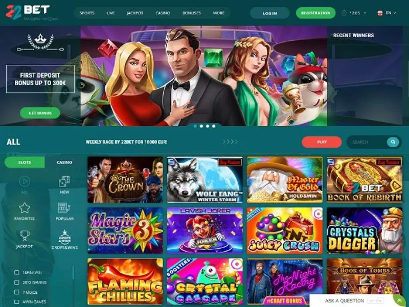 22bet casinò