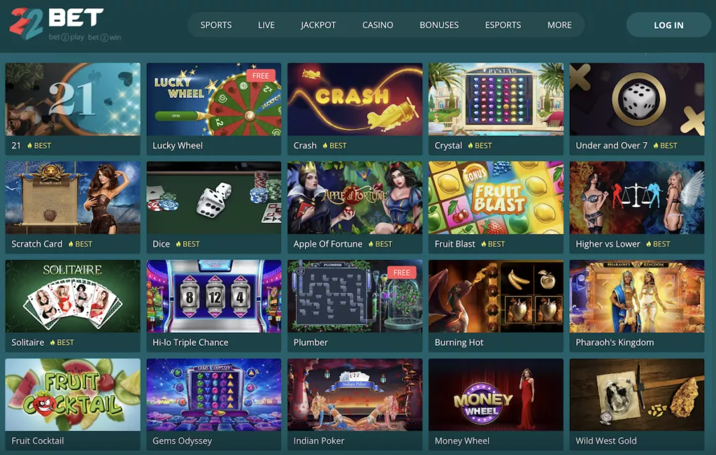 22bet casino​