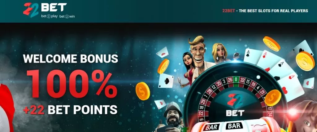 22bet kazino TOC 1